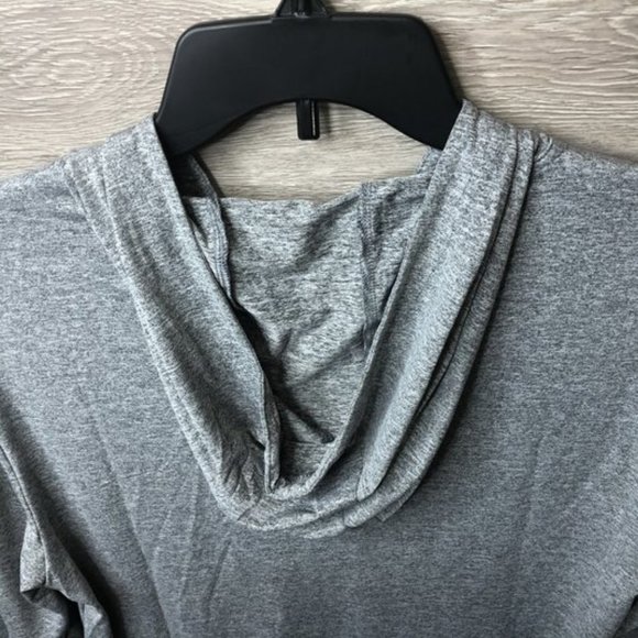 Boohoo Man Med Active Muscle Fit Marl Zip Hoodie - Picture 8 of 9